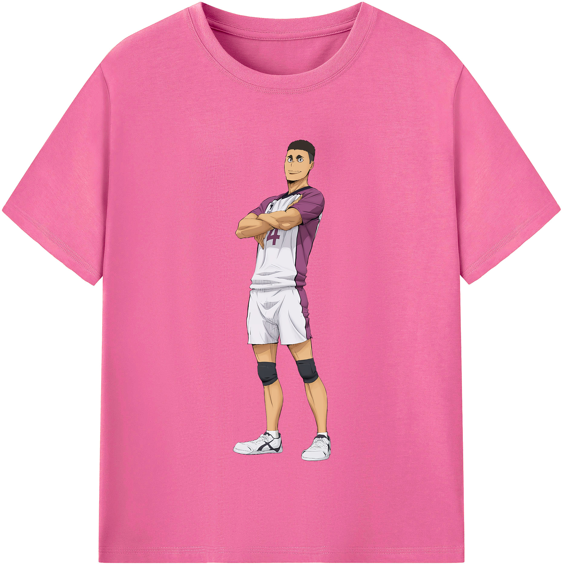 （画像用） ハイキュー!! Haikyu!! レディースカジュアルプリントTシャツ（綿100％）